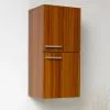 Fresca 13"W X 12"D X 27"H Teak Linen Cabinet -Bath and Faucet shop FST8091TK 1 1800x1800