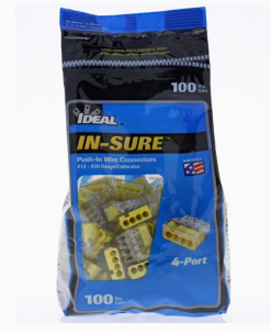IDEAL In-Sure 100-Pack Yellow Push-In Wire Connectors -Bath and Faucet shop ScreenShot2020 09 26at5.49.37PM 1800x1800