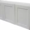 Quality One 24" X 54" White Laminate Laundry Wall Cabinet 1 Quality One 24" X 54" White Laminate Laundry Wall Cabinet -Bath and Faucet shop Shaker Laundry White 1800x1800