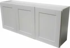 Quality One 24" X 54" White Laminate Laundry Wall Cabinet