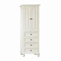 Avanity Thompson 24"W X 16"D X 68"H French White Linen Cabinet