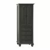 Avanity Thompson 24"W X 16"D X 68"H Charcoal Glaze Linen Cabinet
