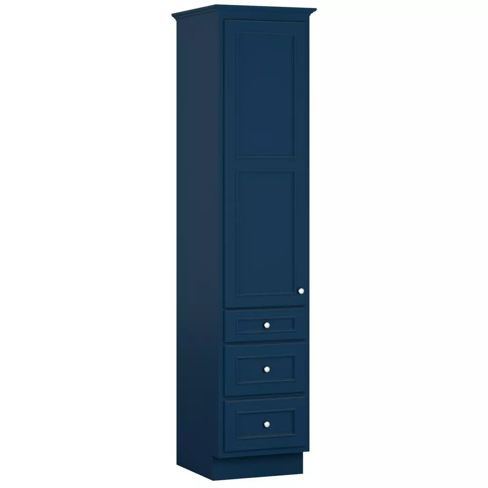 Briarwood Woodland 18"W X 18"D X 84"H Birch Admiral Linen Cabinet (Hinge Left) 3 Briarwood Woodland 18"W X 18"D X 84"H Birch Admiral Linen Cabinet (Hinge Left)