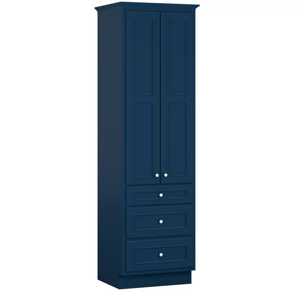 Briarwood Woodland 24"W X 18"D X 84"H Birch Admiral Linen Cabinet 3 Briarwood Woodland 24"W X 18"D X 84"H Birch Admiral Linen Cabinet