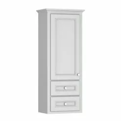 Briarwood Woodland 18"W X 12"D X 48"H Birch Fog Bathroom Wall Cabinet (Hinge Left)