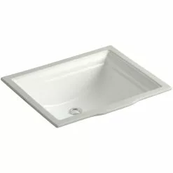KOHLER Memoirs Vitreous China Undermount Bathroom Sink In White With Overflow Drain -Bath and Faucet shop a1a98472e7a8a12e0865772a7616513b 1800x1800