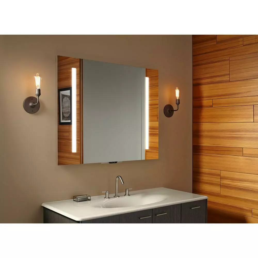 In Stock Hardwarestore Delivery Verdera Voice 40 In. W X 33 In. H Frameless Wall Mirror With Amazon Alexa 8 In Stock Hardwarestore Delivery Verdera Voice 40 In. W X 33 In. H Frameless Wall Mirror With Amazon Alexa - Image 6