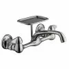 In Stock Hardwarestore Delivery 2-Handle Wall-Mount Kitchen Faucet With Soap Dish In Chrome -Bath and Faucet shop a2728a353722976a24efbcac48522307 1800x1800