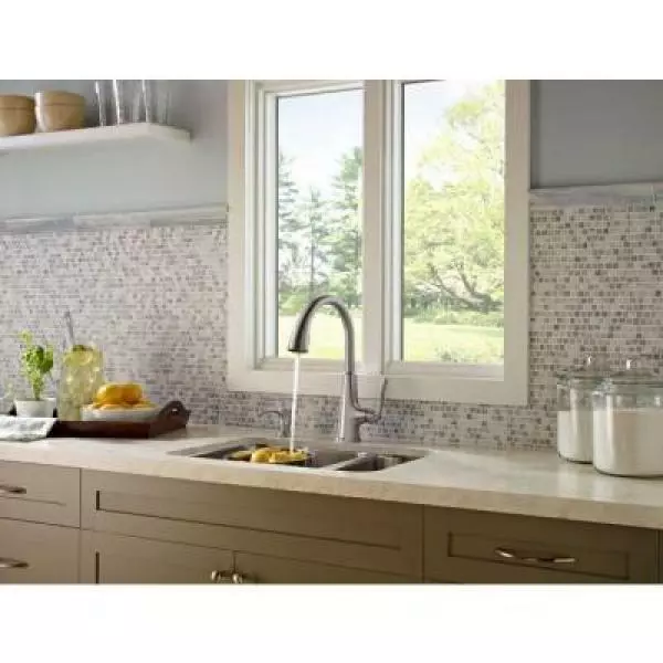 In Stock Hardwarestore Delivery Pasadena Single-Handle Pull-Down Sprayer Kitchen Faucet With Soap Dispenser In Stainless Steel 9 In Stock Hardwarestore Delivery Pasadena Single-Handle Pull-Down Sprayer Kitchen Faucet With Soap Dispenser In Stainless Steel - Image 7