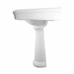 In Stock Hardwarestore Delivery Darbyshire 33-1/2 In. Pedestal Combo Bathroom Sink In White With Overflow -Bath and Faucet shop a374adec170f1d1a8a73e6bd1a8854cf 1800x1800