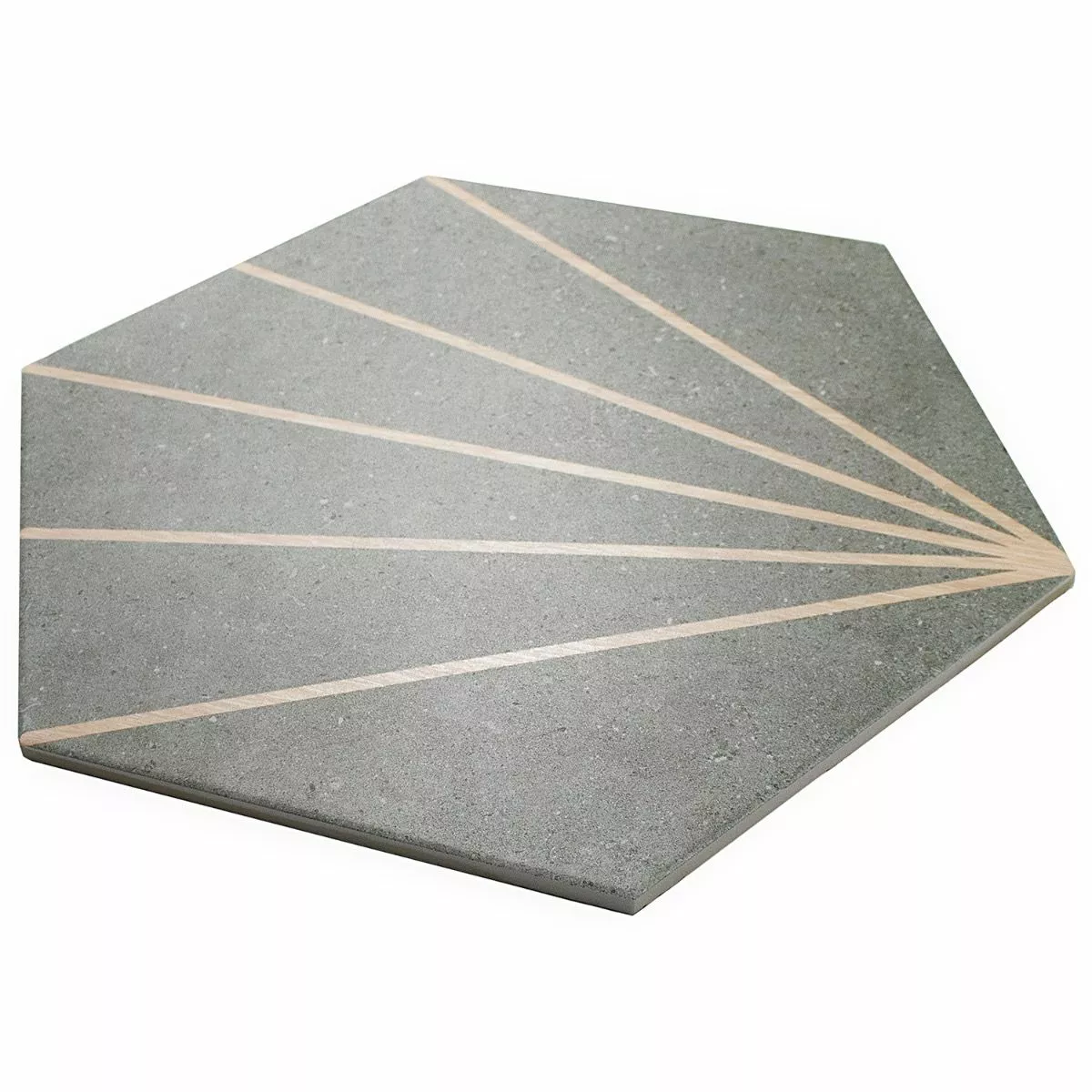 Bond Tile Arbor Hex Graphite Beams 12.5" Matte Porcelain Floor And Wall Tile (11 Pieces 10.51 Sq. Ft. / Case) 8 Bond Tile Arbor Hex Graphite Beams 12.5" Matte Porcelain Floor And Wall Tile (11 Pieces 10.51 Sq. Ft. / Case) - Image 6