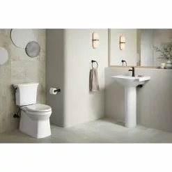 KOHLER Veer 24 In. Vitreous China Pedestal Sink Basin In White With Overflow Drain -Bath and Faucet shop a51c3e89b47024f2654e6e5f7785b316 1800x1800