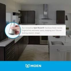 In Stock Hardwarestore Delivery Banbury High-Arc 2-Handle Standard Kitchen Faucet With Side Sprayer In Spot Resist Stainless -Bath and Faucet shop a754628319cddca431c2f20d60e0fbc3 59ca5d22 75de 424c bd0c b4f91550b264 1800x1800