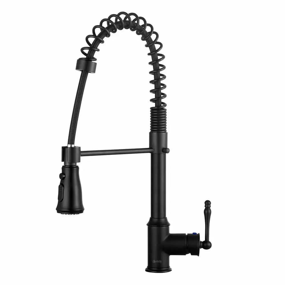 In Stock Hardwarestore Delivery Commercial-Style Spring Neck Single-Handle Pull-Down Sprayer Kitchen Faucet With 2-function Sprayer In Chrome 5 In Stock Hardwarestore Delivery Commercial-Style Spring Neck Single-Handle Pull-Down Sprayer Kitchen Faucet With 2-function Sprayer In Chrome - Image 3