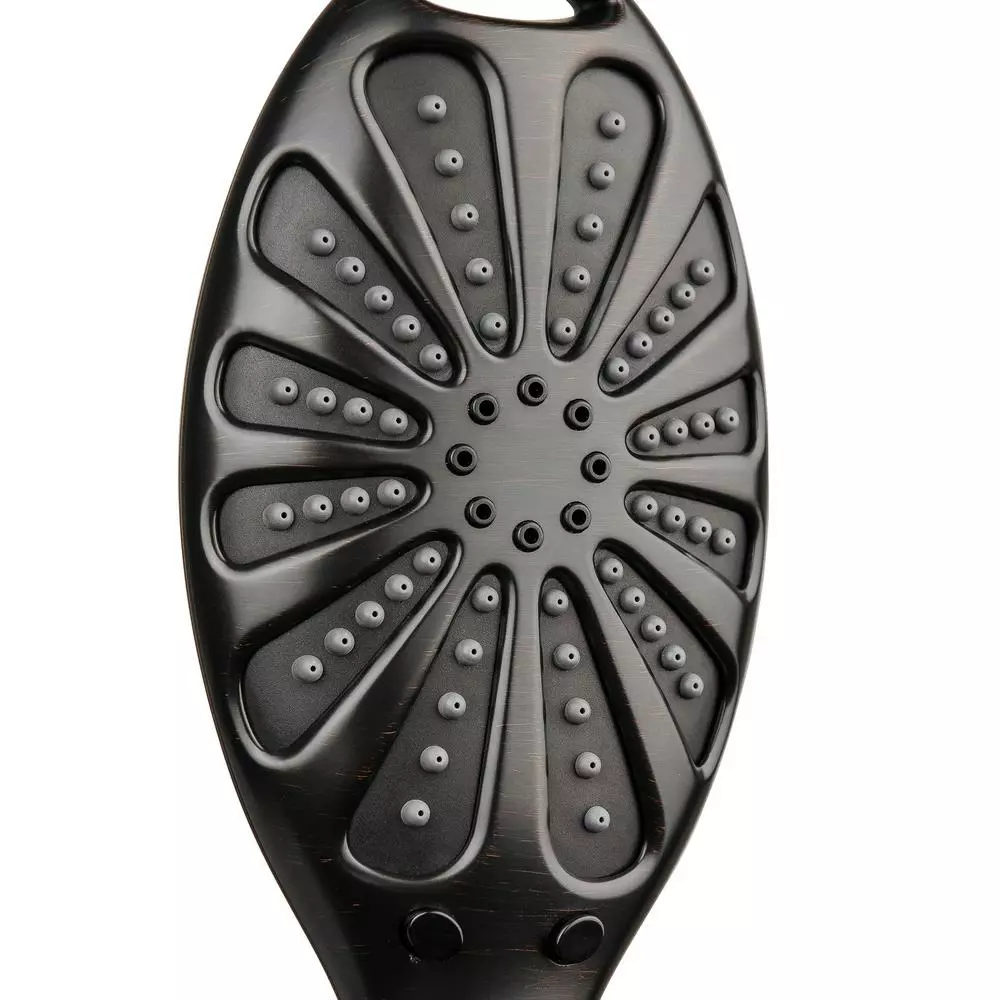In Stock Hardwarestore Delivery 4-Spray 11 In. Oval Dual Showerhead And Handheld Showerhead In Oil-Rubbed Bronze 9 In Stock Hardwarestore Delivery 4-Spray 11 In. Oval Dual Showerhead And Handheld Showerhead In Oil-Rubbed Bronze - Image 7