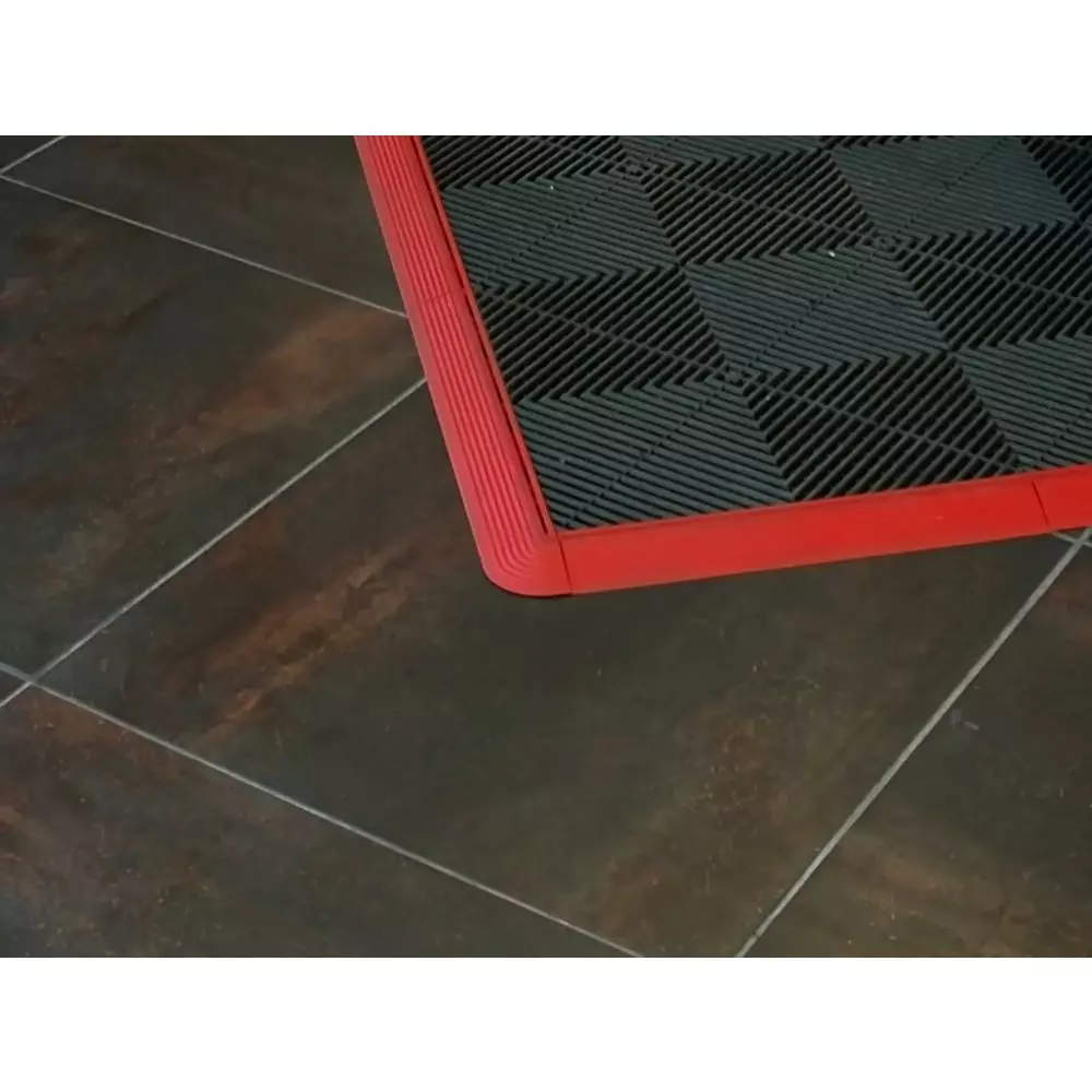 Swisstrax 2.5 In. X 2.5 In. Artic White Corner Edging For 15.75 In. Swisstrax Modular Tile Flooring (2-Pack) 4 Swisstrax 2.5 In. X 2.5 In. Artic White Corner Edging For 15.75 In. Swisstrax Modular Tile Flooring (2-Pack) - Image 2