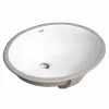 Boyel Living Oval Undercounter Bathroom Ceramic Sink, White, Insize 16 In. X 13 In. -Bath and Faucet shop a8e1a2834a83c5924bb282280165e93f 1800x1800