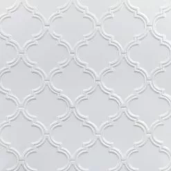 Bond Tile Roma White 6.25 In. X 7.25 In. Ceramic Arabesque Wall Tile (30 Pieces 4.84 Sq. Ft. / Box) -Bath and Faucet shop a936c2f1 68bb 46d5 862a c32e52fb4837.c28c9c142482a7cf73b36165bd304909 1800x1800