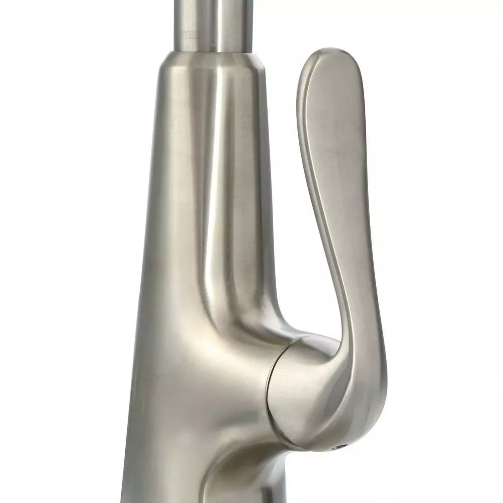 In Stock Hardwarestore Delivery Pasadena Single-Handle Pull-Down Sprayer Kitchen Faucet With Soap Dispenser In Stainless Steel 5 In Stock Hardwarestore Delivery Pasadena Single-Handle Pull-Down Sprayer Kitchen Faucet With Soap Dispenser In Stainless Steel - Image 3