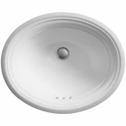 KOHLER Devonshire 16-7/8 In. Vitreous China Undermount Bathroom Sink In White With Overflow Drain -Bath and Faucet shop aa499ffc3d6ccb49b3521fbd006452c6 1800x1800