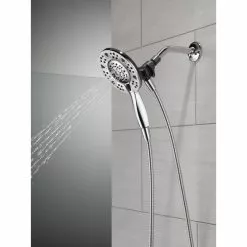 In Stock Hardwarestore Delivery In2ition Two-in-One 4-Spray 6 In. Dual Wall Mount Fixed And Handheld Shower Head In Chrome -Bath and Faucet shop aa68d0b3860735cb72baa289dd03614a 1800x1800
