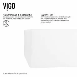 VIGO Dianthus White Matte Stone Vessel Bathroom Sink And Linus Bathroom Vessel Faucet In Antique Rubbed Bronze W/ Pop Up -Bath and Faucet shop aadb7bf5316b595a9e7f3eeb9b59c738 1800x1800
