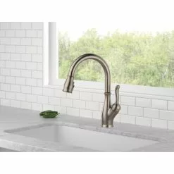 In Stock Hardwarestore Delivery Leland Single-Handle Pull-Down Sprayer Kitchen Faucet With ShieldSpray In Stainless 12 In Stock Hardwarestore Delivery Leland Single-Handle Pull-Down Sprayer Kitchen Faucet With ShieldSpray In Stainless -Bath and Faucet shop aaf20573d2da8e3eb02df19e0d566756 1800x1800