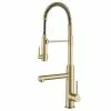In Stock Hardwarestore Delivery Artec Pro Single-Handle Pull-Down Sprayer Kitchen Faucet And Pot Filler In Brushed Gold -Bath and Faucet shop ab553f17d1f50811564257f616f37dd6 1800x1800