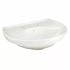 American Standard Ravenna 6 In. Pedestal Sink Basin In White -Bath and Faucet shop acf8891d8cfdabe45adbae28a62104fe 1800x1800