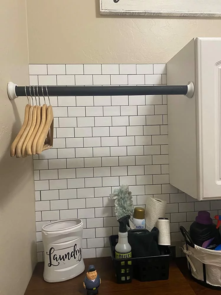 Crystiles 12"x12" Subway White Vinyl Peel And Stick Backsplash Tile, Pro Series Thicker Version, 4-Sheet Pack 6 Crystiles 12"x12" Subway White Vinyl Peel And Stick Backsplash Tile, Pro Series Thicker Version, 4-Sheet Pack - Image 4