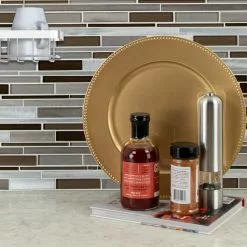 MSI Madison Avenue Interlocking 12 In. X 12 In. X 8mm Glass Metal Mosaic Wall Tile (1 Sq. Ft.) -Bath and Faucet shop ae20155c58c5b4d54ae33f187b627159 1800x1800