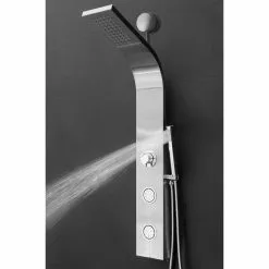 In Stock Hardwarestore Delivery 39 In. 2-Jet Easy Connect Shower Panel System In Stainless Steel With Rainfall Waterfall Shower Head And Shower Wand -Bath and Faucet shop ae8163ace875a4e5548b5c9f060f7e2e 1800x1800