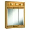 In Stock Hardwarestore Delivery Richland 24 In. W X 30 In. H X 5 In. D Framed 3-Light Tri-View Surface-Mount Bathroom Medicine Cabinet In Nutmeg Oak 1 In Stock Hardwarestore Delivery Richland 24 In. W X 30 In. H X 5 In. D Framed 3-Light Tri-View Surface-Mount Bathroom Medicine Cabinet In Nutmeg Oak -Bath and Faucet shop afaadea2bb6d07f8716b9a57ea51c395 1800x1800