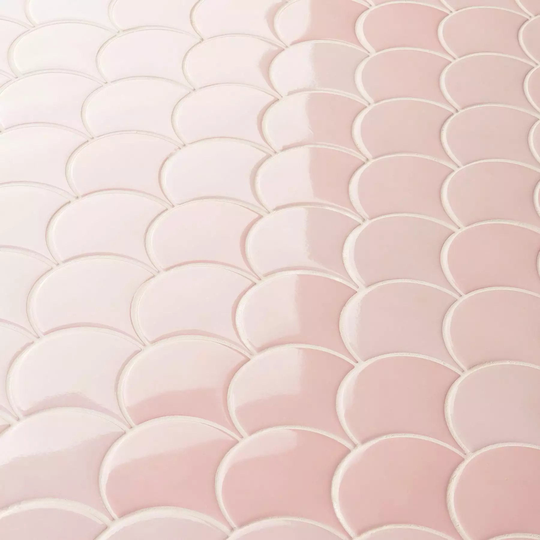 Bond Tile Riptide Rose 2.44 In. X 5 In. Fish Scale Polished Ceramic Wall Tile (48 Pieces 4.06 Sq. Ft. / Case) 5 Bond Tile Riptide Rose 2.44 In. X 5 In. Fish Scale Polished Ceramic Wall Tile (48 Pieces 4.06 Sq. Ft. / Case) - Image 3