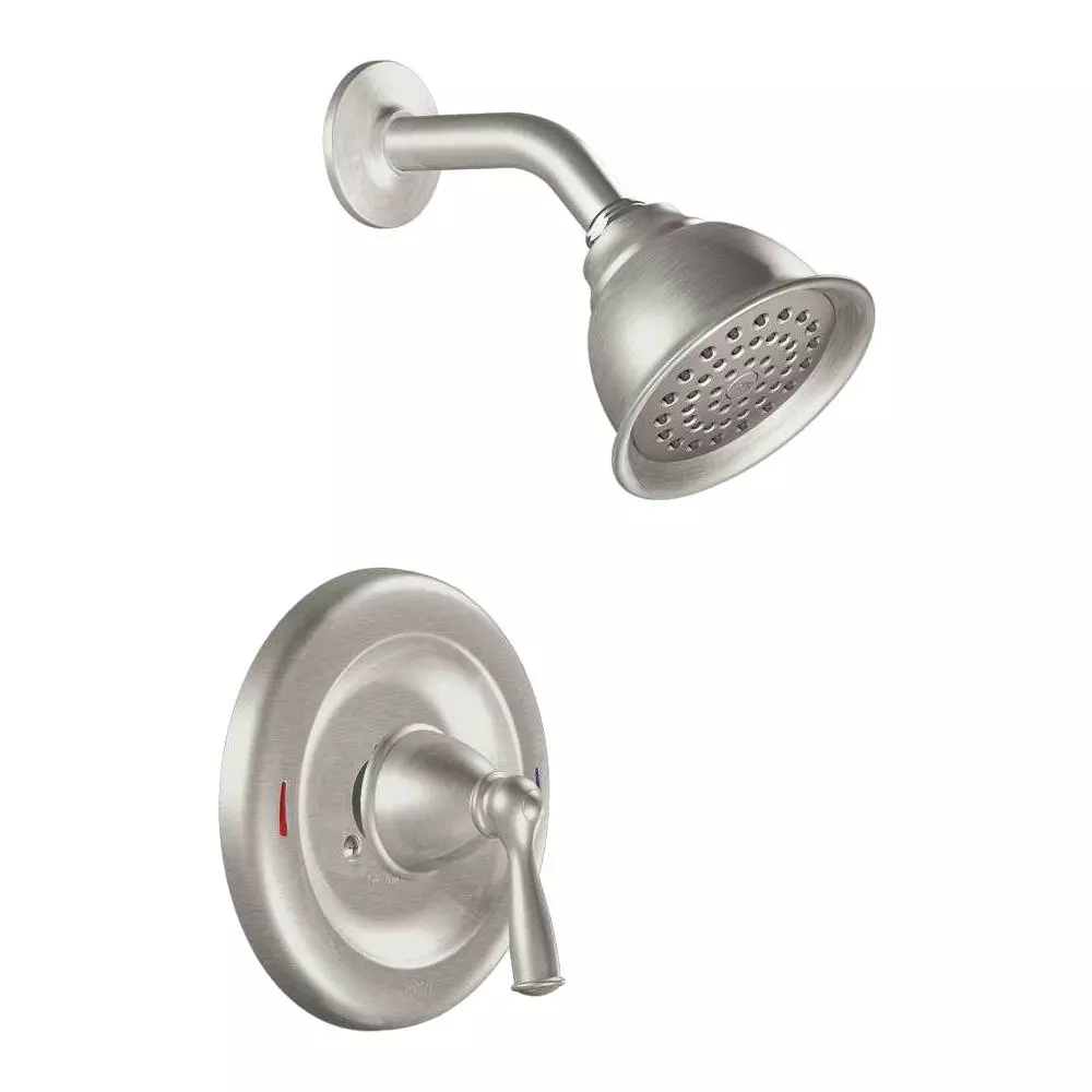 In Stock Hardwarestore Delivery Banbury Single-Handle 1-Spray 1.75 GPM Shower Faucet With Valve In Spot Resist Brushed Nickel (Valve Included) 3 In Stock Hardwarestore Delivery Banbury Single-Handle 1-Spray 1.75 GPM Shower Faucet With Valve In Spot Resist Brushed Nickel (Valve Included)
