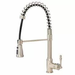 In Stock Hardwarestore Delivery Commercial-Style Spring Neck Single-Handle Pull-Down Sprayer Kitchen Faucet With 2-function Sprayer In Chrome 6 In Stock Hardwarestore Delivery Commercial-Style Spring Neck Single-Handle Pull-Down Sprayer Kitchen Faucet With 2-function Sprayer In Chrome -Bath and Faucet shop b041105ff21cb365cd8e7543efb4ea8d 1800x1800