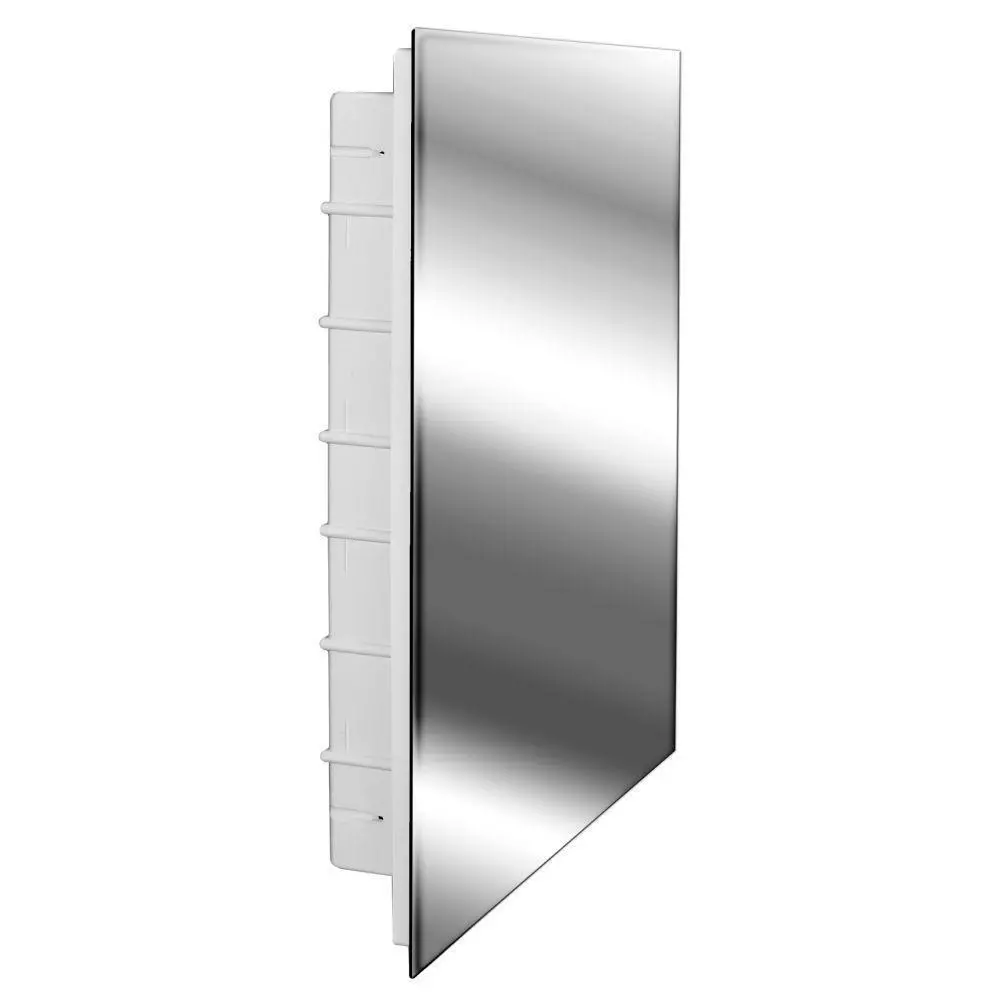 In Stock Hardwarestore Delivery Media 16 In. X 36 In. X 3-1/2 In. Frameless Recessed 1-Door Medicine Cabinet With 12-Shelves And Polished Edge Mirror 3 In Stock Hardwarestore Delivery Media 16 In. X 36 In. X 3-1/2 In. Frameless Recessed 1-Door Medicine Cabinet With 12-Shelves And Polished Edge Mirror