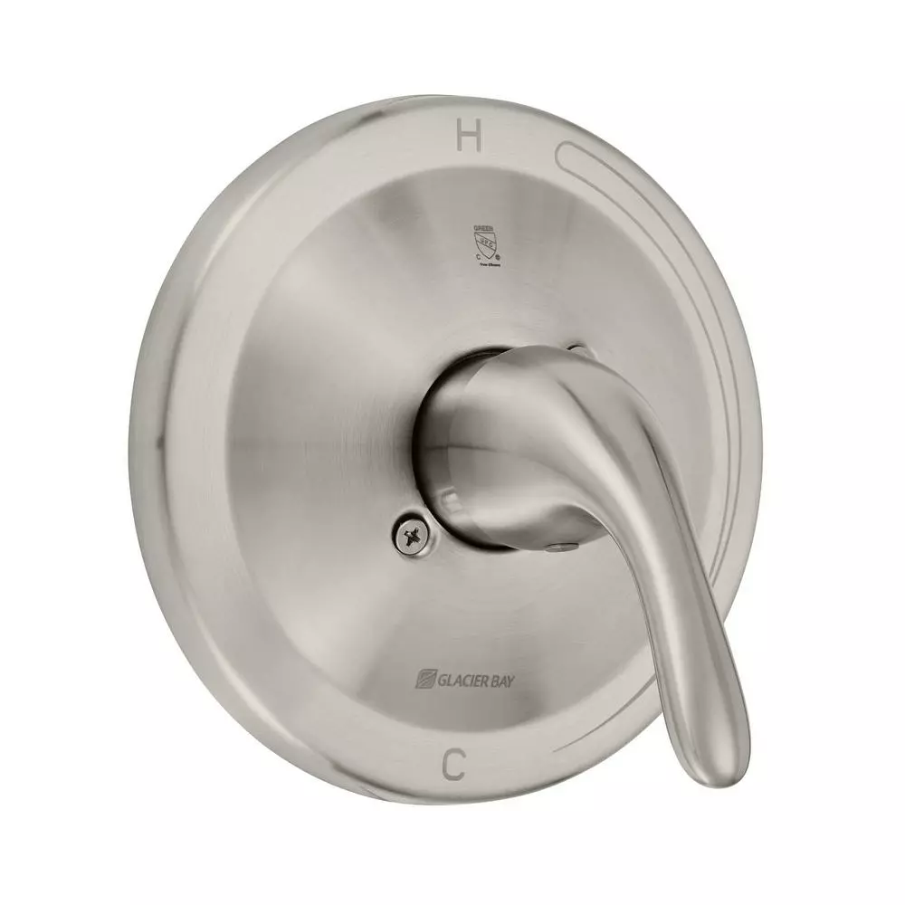 In Stock Hardwarestore Delivery Builders Single-Handle 1-Spray Pressure Balance Shower Faucet In Brushed Nickel (Valve Included) 6 In Stock Hardwarestore Delivery Builders Single-Handle 1-Spray Pressure Balance Shower Faucet In Brushed Nickel (Valve Included) - Image 4