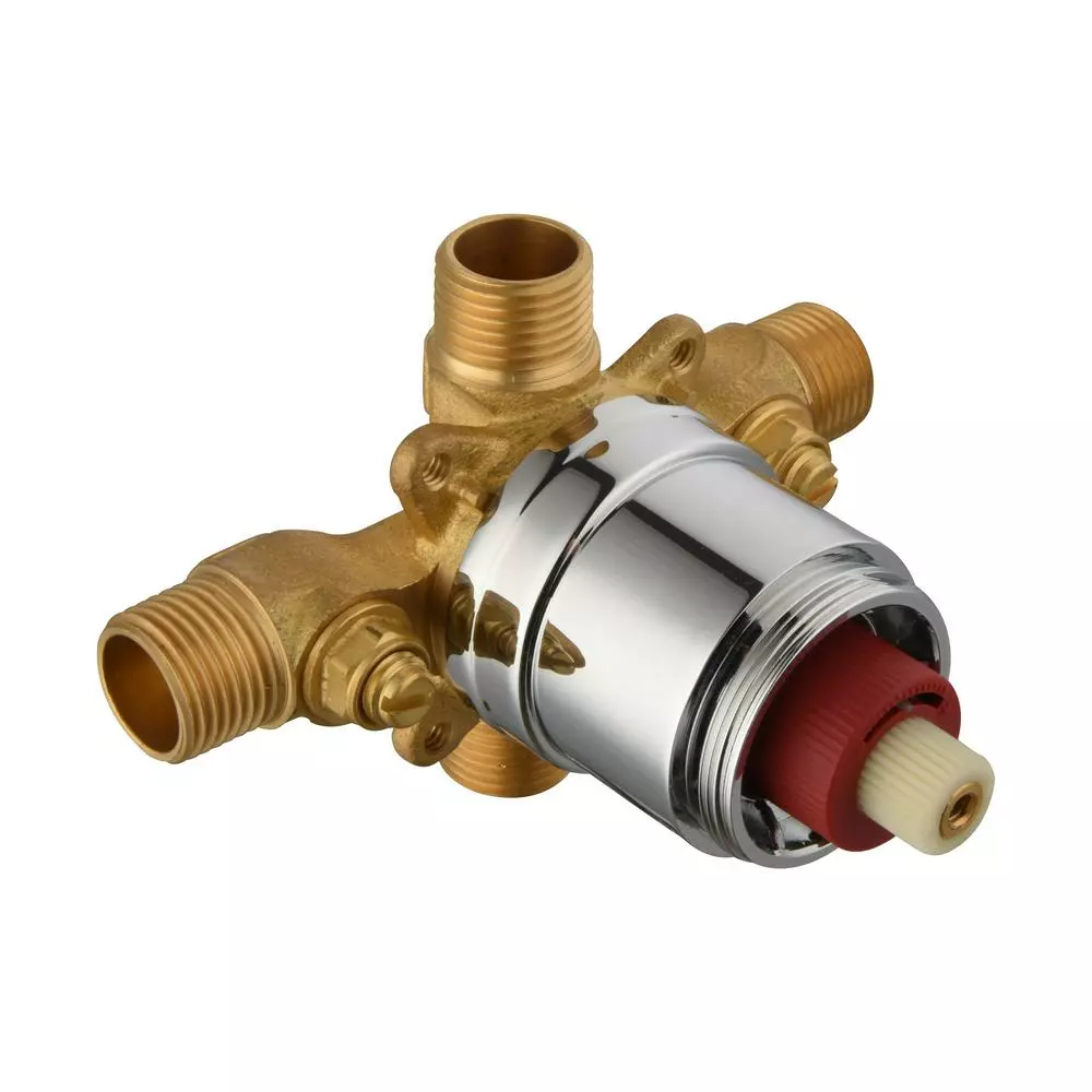 In Stock Hardwarestore Delivery Builders Single-Handle 1-Spray Pressure Balance Shower Faucet In Brushed Nickel (Valve Included) 7 In Stock Hardwarestore Delivery Builders Single-Handle 1-Spray Pressure Balance Shower Faucet In Brushed Nickel (Valve Included) - Image 5