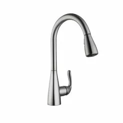 In Stock Hardwarestore Delivery Carla Single-Handle Pull-Down Sprayer Kitchen Faucet In Stainless Steel 10 In Stock Hardwarestore Delivery Carla Single-Handle Pull-Down Sprayer Kitchen Faucet In Stainless Steel -Bath and Faucet shop b0ca32007574795463fe221440d3445c 1800x1800