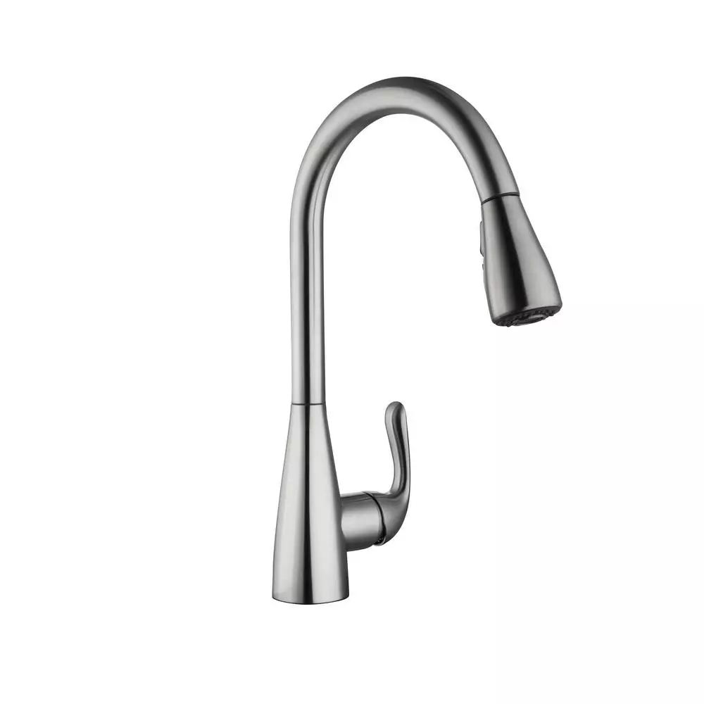 In Stock Hardwarestore Delivery Carla Single-Handle Pull-Down Sprayer Kitchen Faucet In Stainless Steel 6 In Stock Hardwarestore Delivery Carla Single-Handle Pull-Down Sprayer Kitchen Faucet In Stainless Steel - Image 4