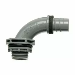 In Stock Hardwarestore Delivery 1/2 In. 90 Degree Non-Metallic Liquid Tight 1-Piece PVC Fitting (Case Of 20)