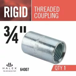 In Stock Hardwarestore Delivery 3/4 In. Rigid Conduit Coupling -Bath and Faucet shop b1457e863fabab584772b88b257842a8 1800x1800