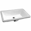 ANZZI Rhodes Series 7 In. Ceramic Undermount Sink Basin In White -Bath and Faucet shop b1d3326dce46881373979660d3103737 1800x1800