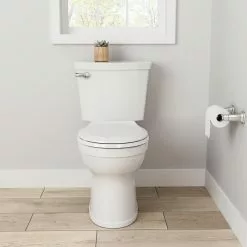 American Standard Champion Tall Height 2-Piece High-Efficiency 1.28 GPF Single Flush Round Front Toilet In White Seat Included 25 American Standard Champion Tall Height 2-Piece High-Efficiency 1.28 GPF Single Flush Round Front Toilet In White Seat Included -Bath and Faucet shop b1eb08a53ef9798e37a1adf1a8aad1cc 1800x1800
