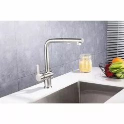 In Stock Hardwarestore Delivery Single-Handle Pull Out Sprayer Kitchen Faucet In Polished Chrome -Bath and Faucet shop b1ff706aca81bb047288610f3b6ec2dc 1800x1800