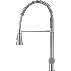 In Stock Hardwarestore Delivery Carriage Single Handle Standard Kitchen Faucet In Brushed Nickel 22 In Stock Hardwarestore Delivery Carriage Single Handle Standard Kitchen Faucet In Brushed Nickel -Bath and Faucet shop b41b43ac1c00d5c55f4456d5093f2703 1800x1800