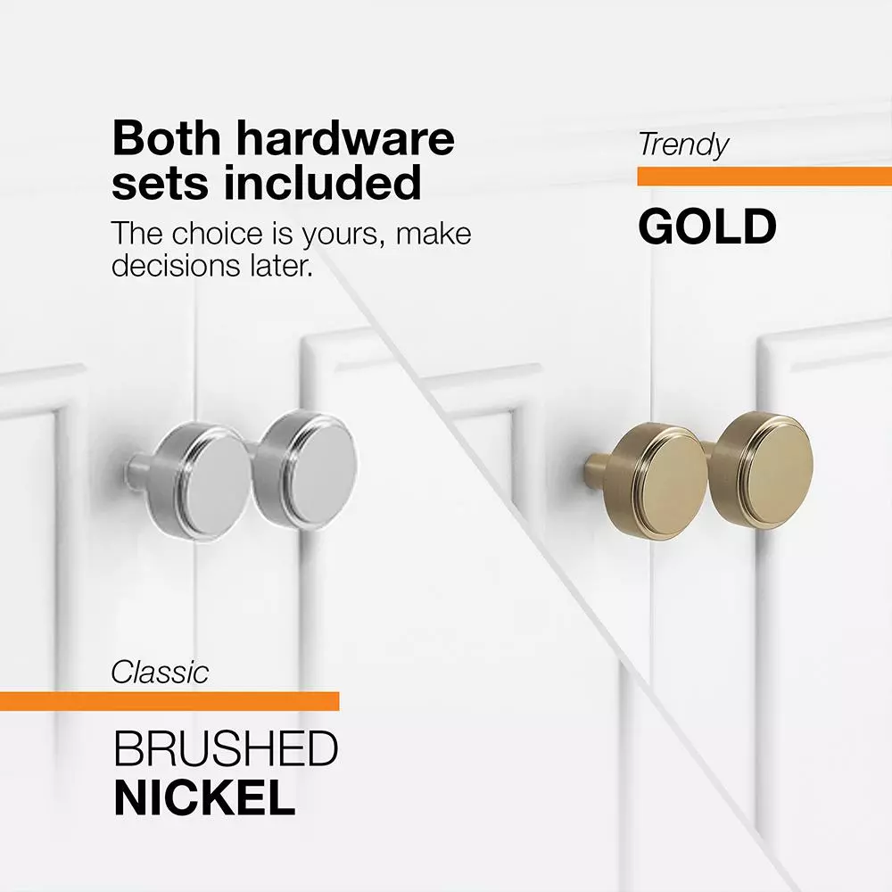 In Stock Hardwarestore Delivery Melpark 48 In. W X 22 In. D Bath Vanity In White With Cultured Marble Vanity Top In White With White Sink 9 In Stock Hardwarestore Delivery Melpark 48 In. W X 22 In. D Bath Vanity In White With Cultured Marble Vanity Top In White With White Sink - Image 7