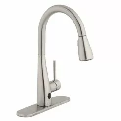 In Stock Hardwarestore Delivery Nottely Touchless Single-Handle Pull-Down Kitchen Faucet With TurboSpray And FastMount In Stainless Steel -Bath and Faucet shop b6b751319d391ab975a5cc31e5ea6674 1800x1800