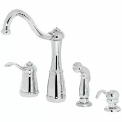 In Stock Hardwarestore Delivery Marielle Single-Handle Side Sprayer Kitchen Faucet And Soap Dispenser In Stainless Steel 9 In Stock Hardwarestore Delivery Marielle Single-Handle Side Sprayer Kitchen Faucet And Soap Dispenser In Stainless Steel -Bath and Faucet shop b783bcb331c9bbd44f2514a244ef52c2 1800x1800